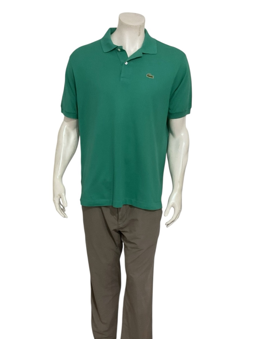 Lacoste Men's Emerald Green Short-Sleeve Polo Shirt